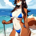 bikini fox furry girls (7)