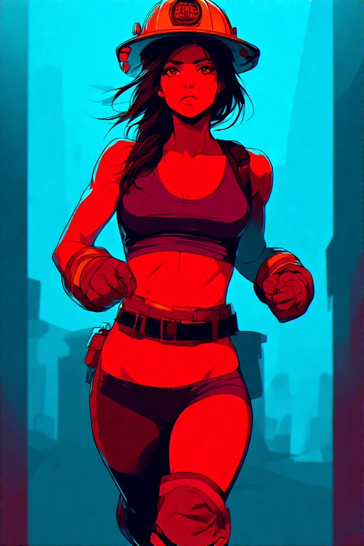 Sexy firefighter - 4