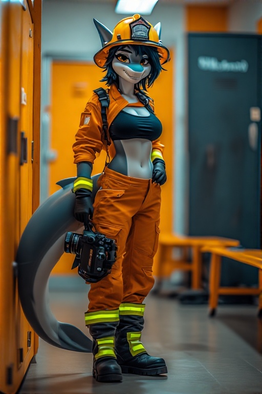 Female firefighter - 32